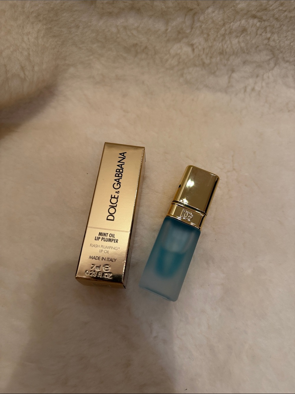 Dolce & Gabbana mint oil lip plumper flash plumping lip oil *